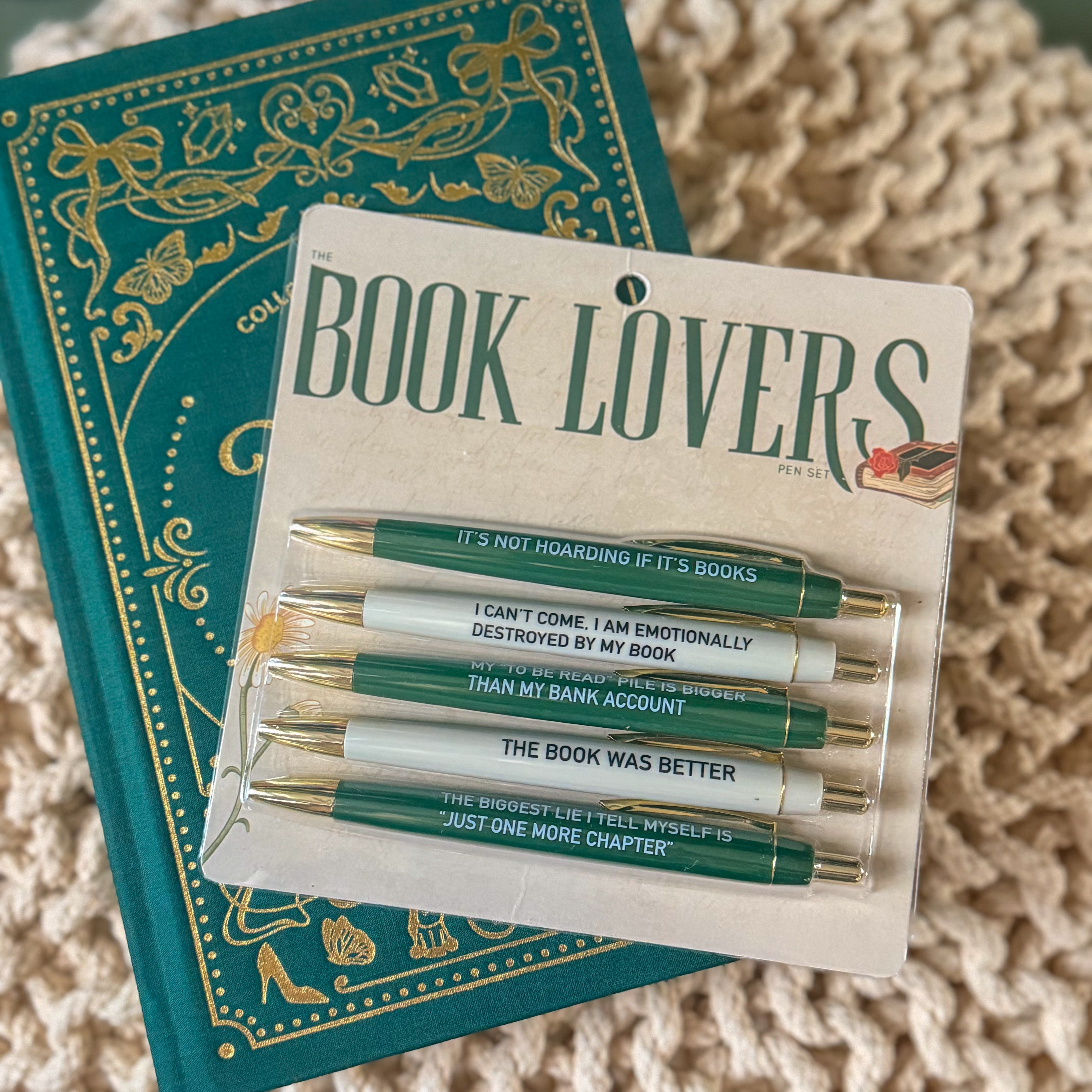 Book Lovers Pen Set