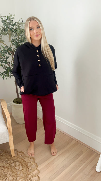 DOORBUSTER Aria Scuba Hoodie - Black