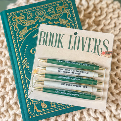 Book Lovers Pen Set