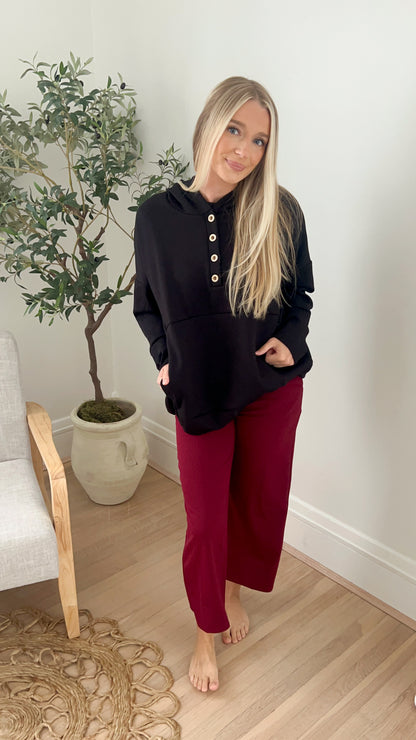 DOORBUSTER Aria Scuba Hoodie - Black