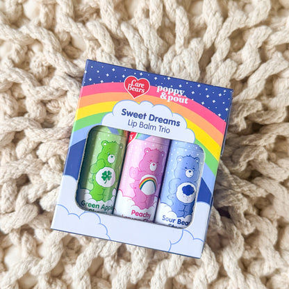 Poppy & Pout Care Bear Lip Balm Set