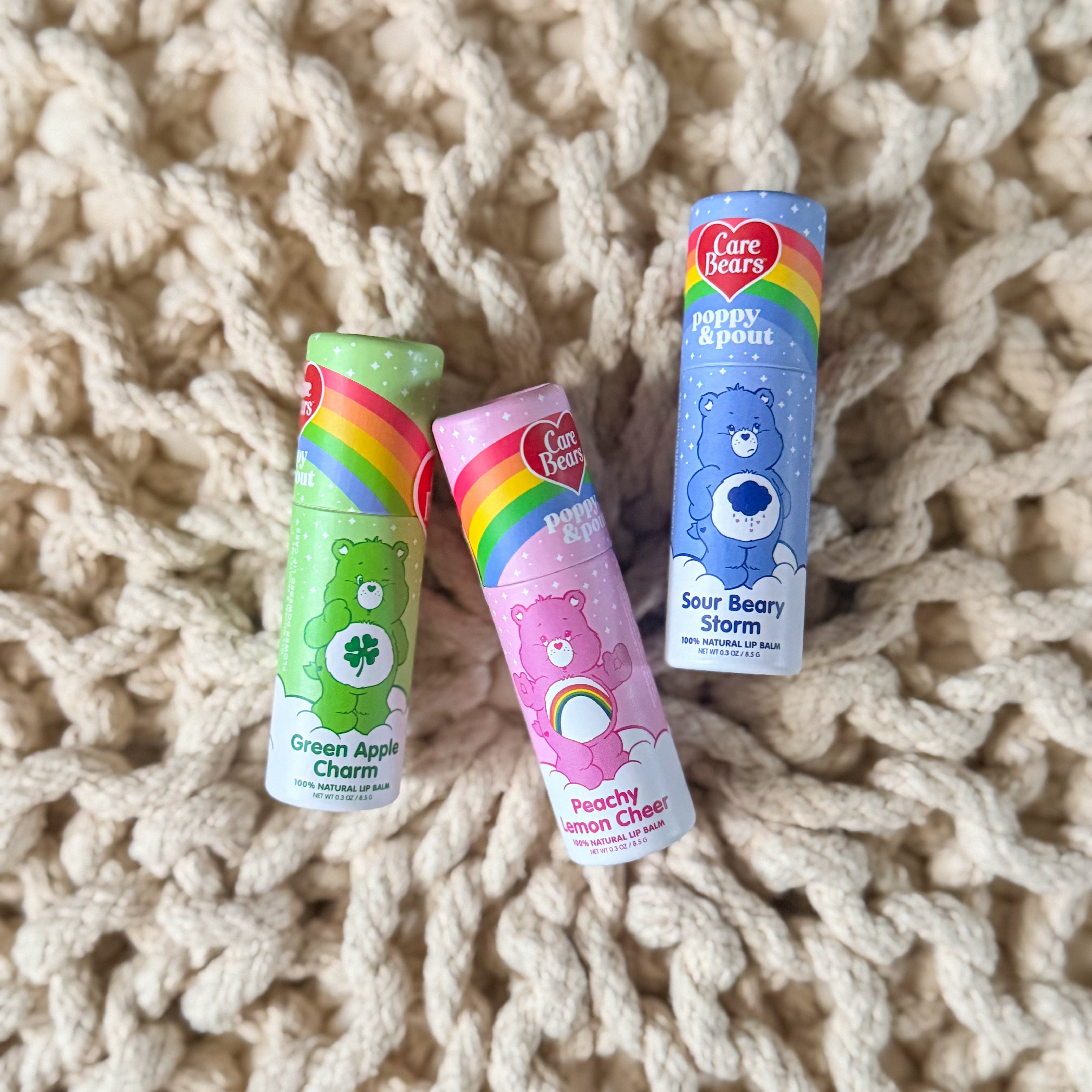 Poppy & Pout Care Bear Lip Balm Set