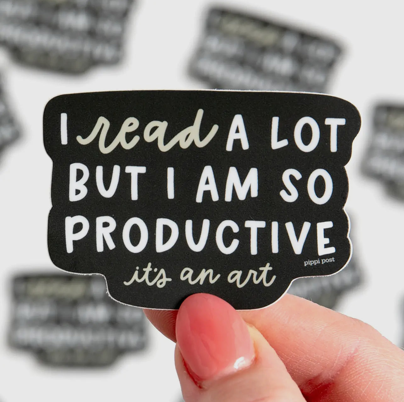 I Read A Lot Sticker