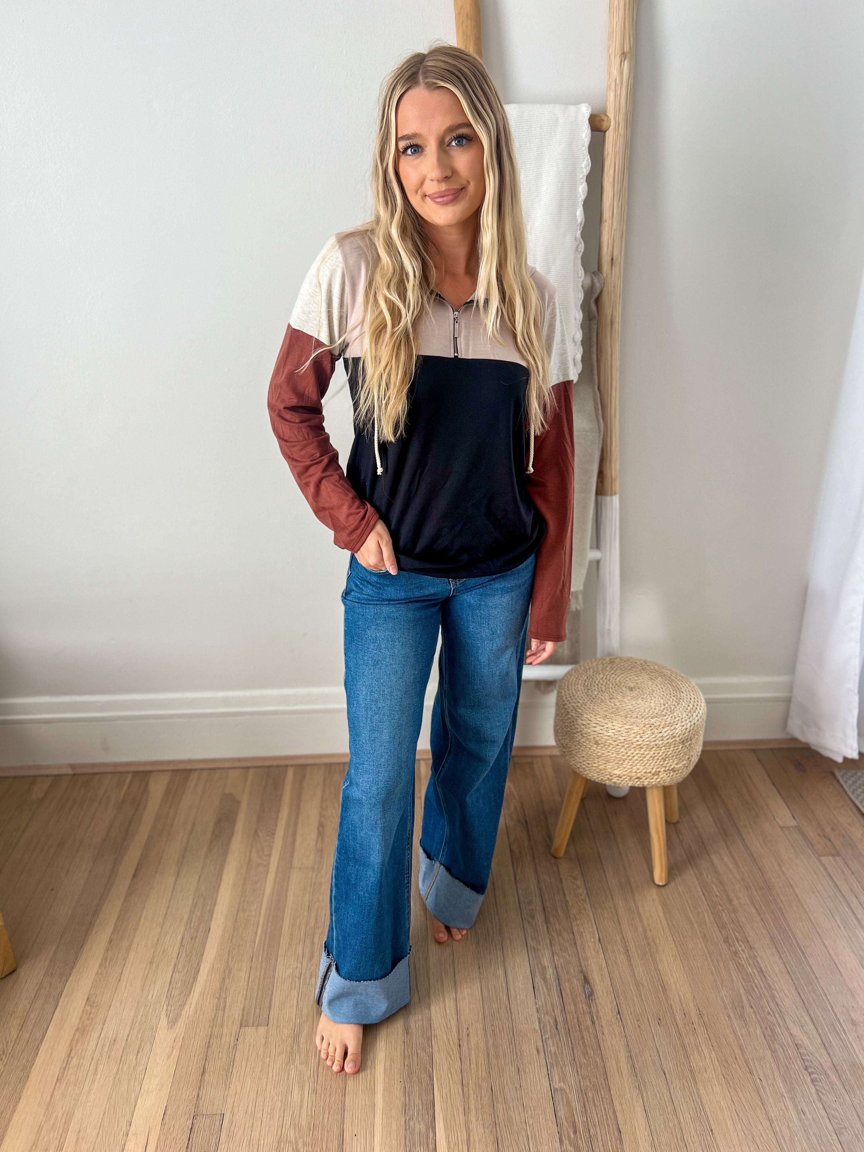 DOORBUSTER Anya Colorblock Hoodie