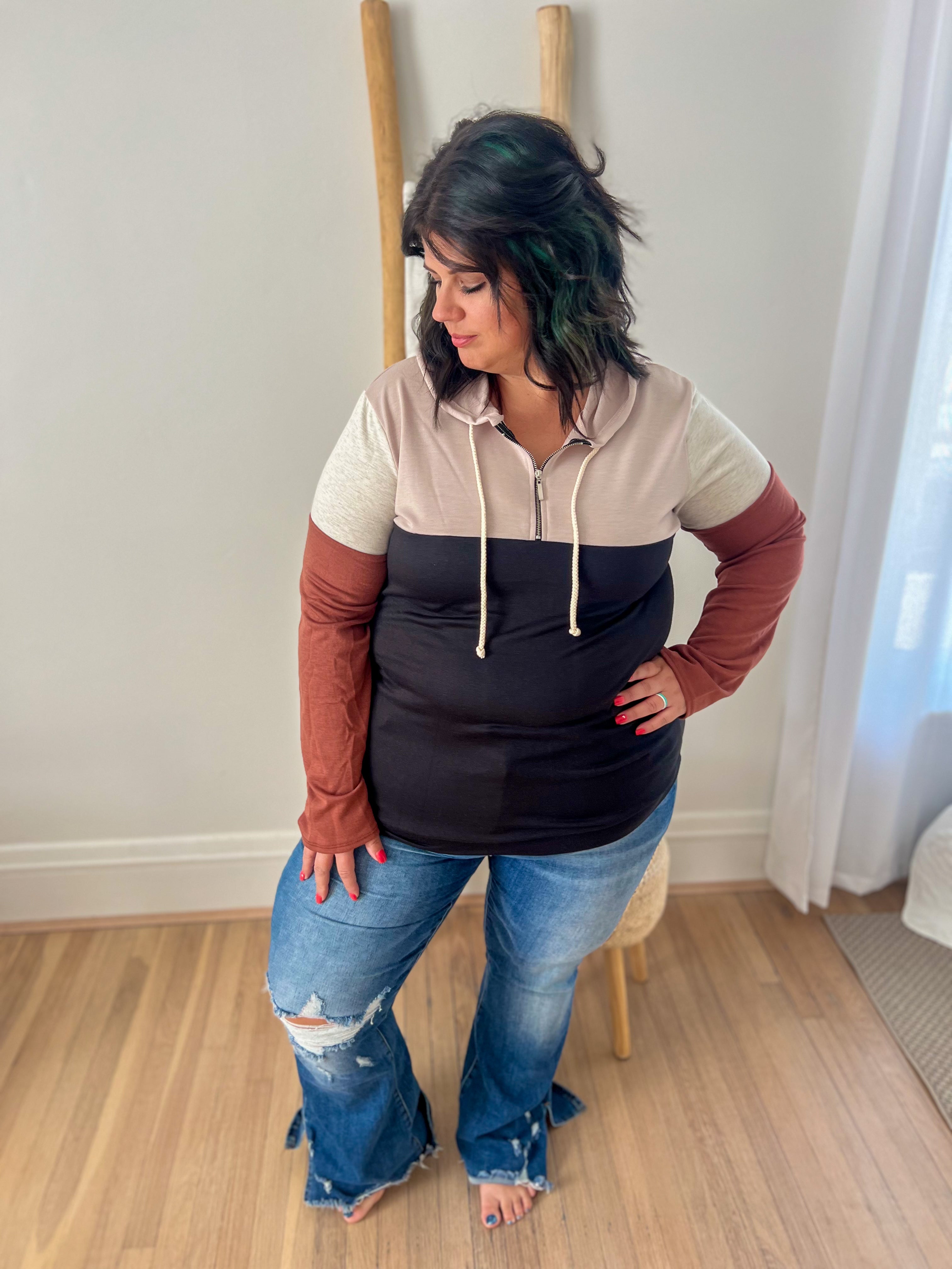 DOORBUSTER Anya Colorblock Hoodie