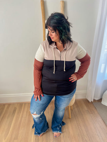 DOORBUSTER Anya Colorblock Hoodie