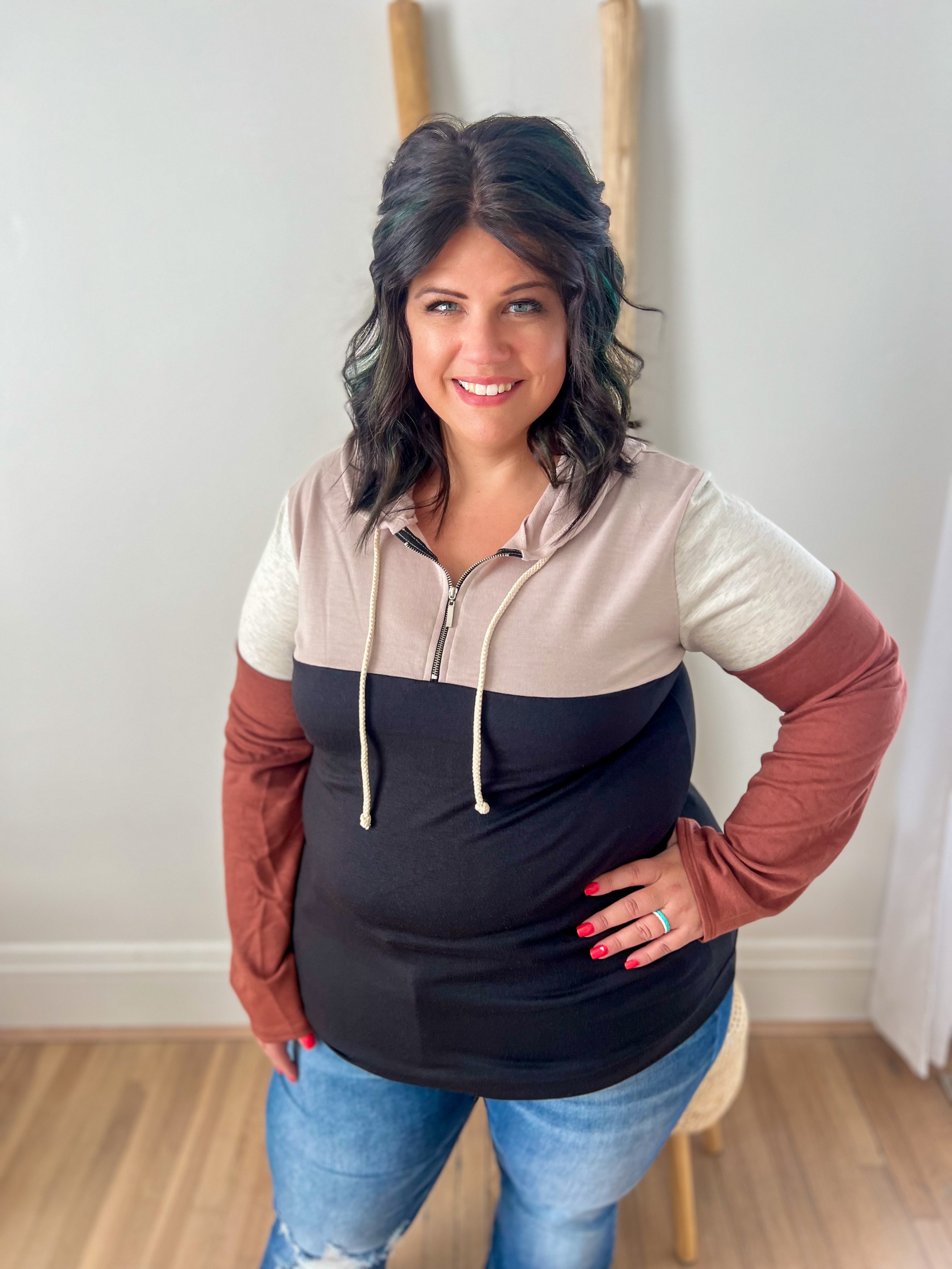 DOORBUSTER Anya Colorblock Hoodie