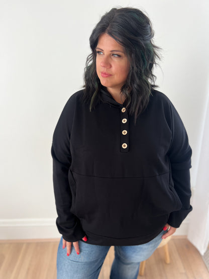 DOORBUSTER Aria Scuba Hoodie - Black