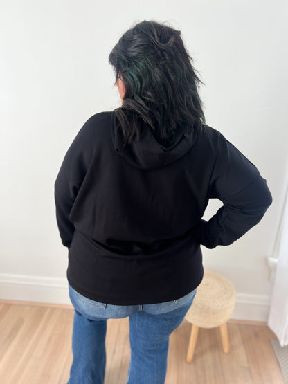 DOORBUSTER Aria Scuba Hoodie - Black