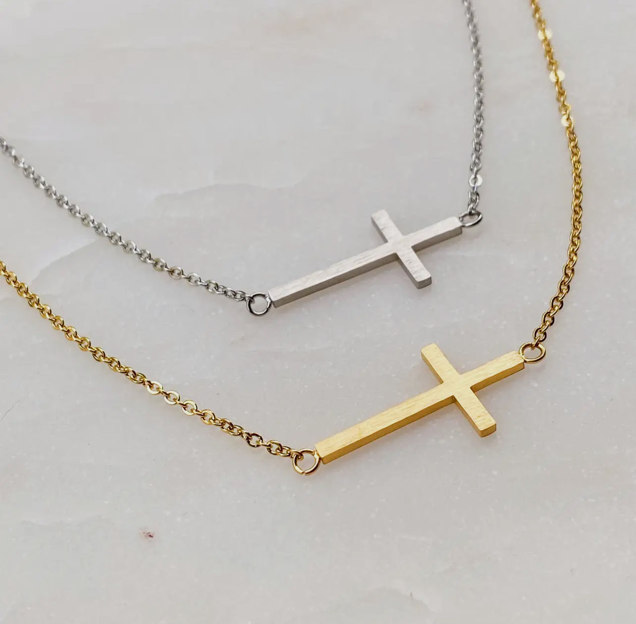 Cross Necklace - 2 Colors