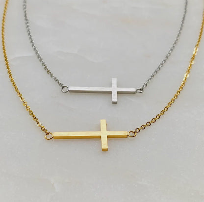 Cross Necklace - 2 Colors