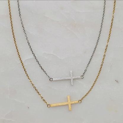 Cross Necklace - 2 Colors