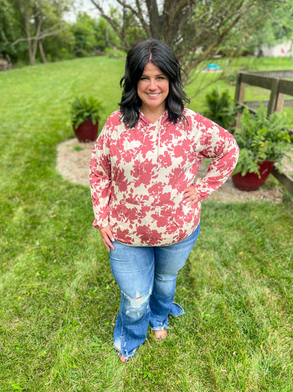 DOORBUSTER Freya Floral Hoodie