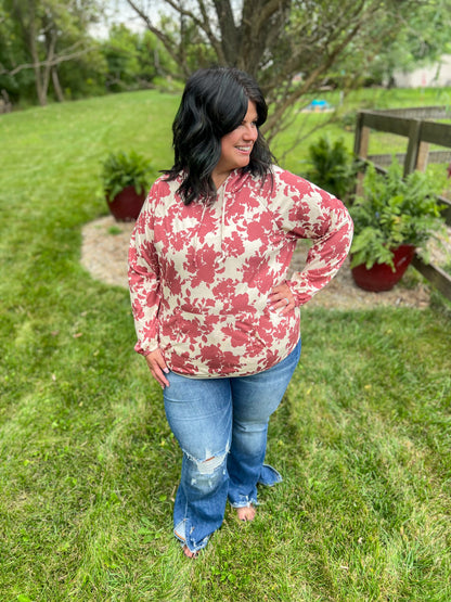 DOORBUSTER Freya Floral Hoodie