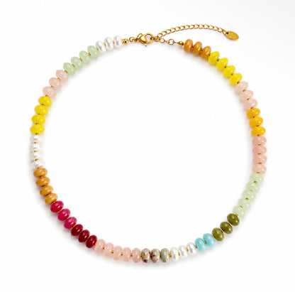 Mixed Beaded Necklace - 3 Colors!