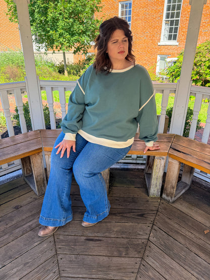 Willow Contrast Pullover