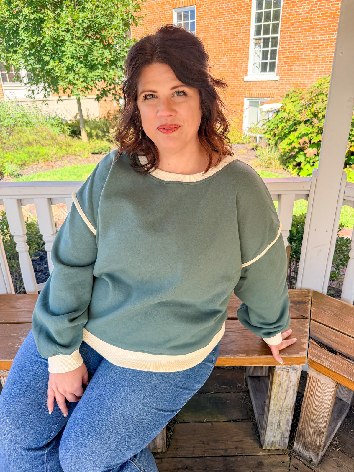 Willow Contrast Pullover