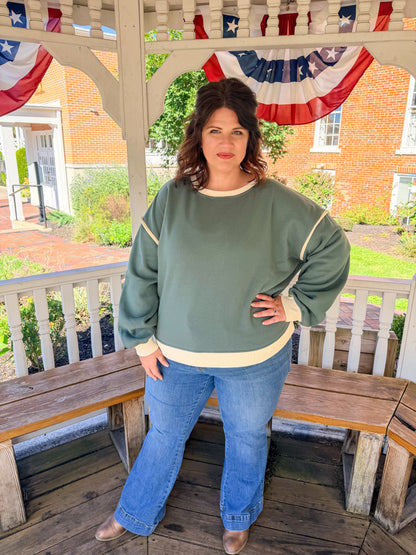 Willow Contrast Pullover