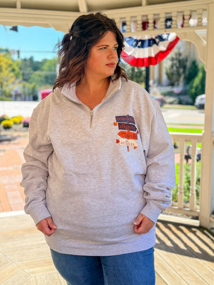 Stars Hollow Favorite Places Quarter Zip Sweatshirt