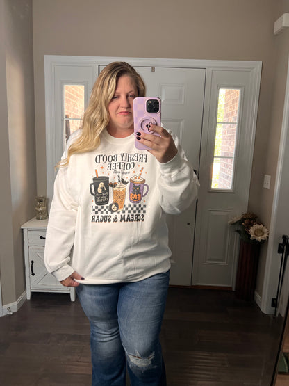 Freshly Boo'd Coffee Sweatshirt