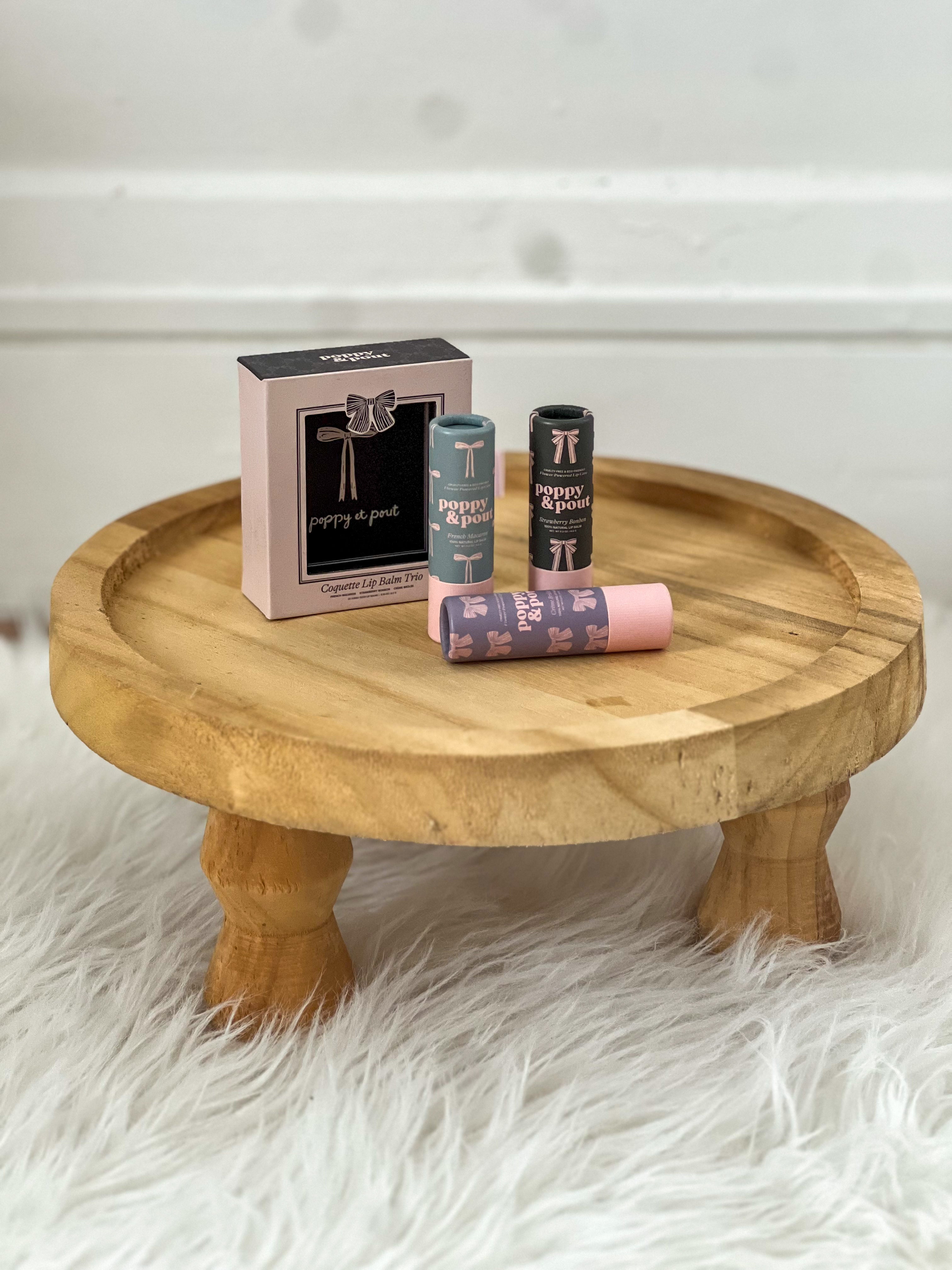 Poppy & Pout Coquette Lip Balm Trio Gift Set