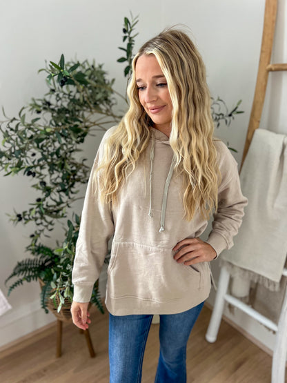 DOORBUSTER Vintage Wash Hoodie - Mocha