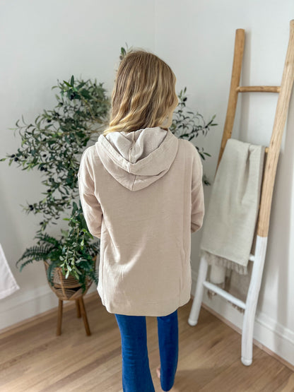 DOORBUSTER Vintage Wash Hoodie - Mocha