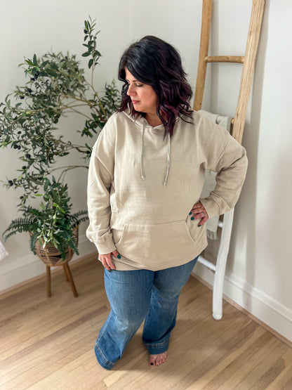 DOORBUSTER Vintage Wash Hoodie - Mocha