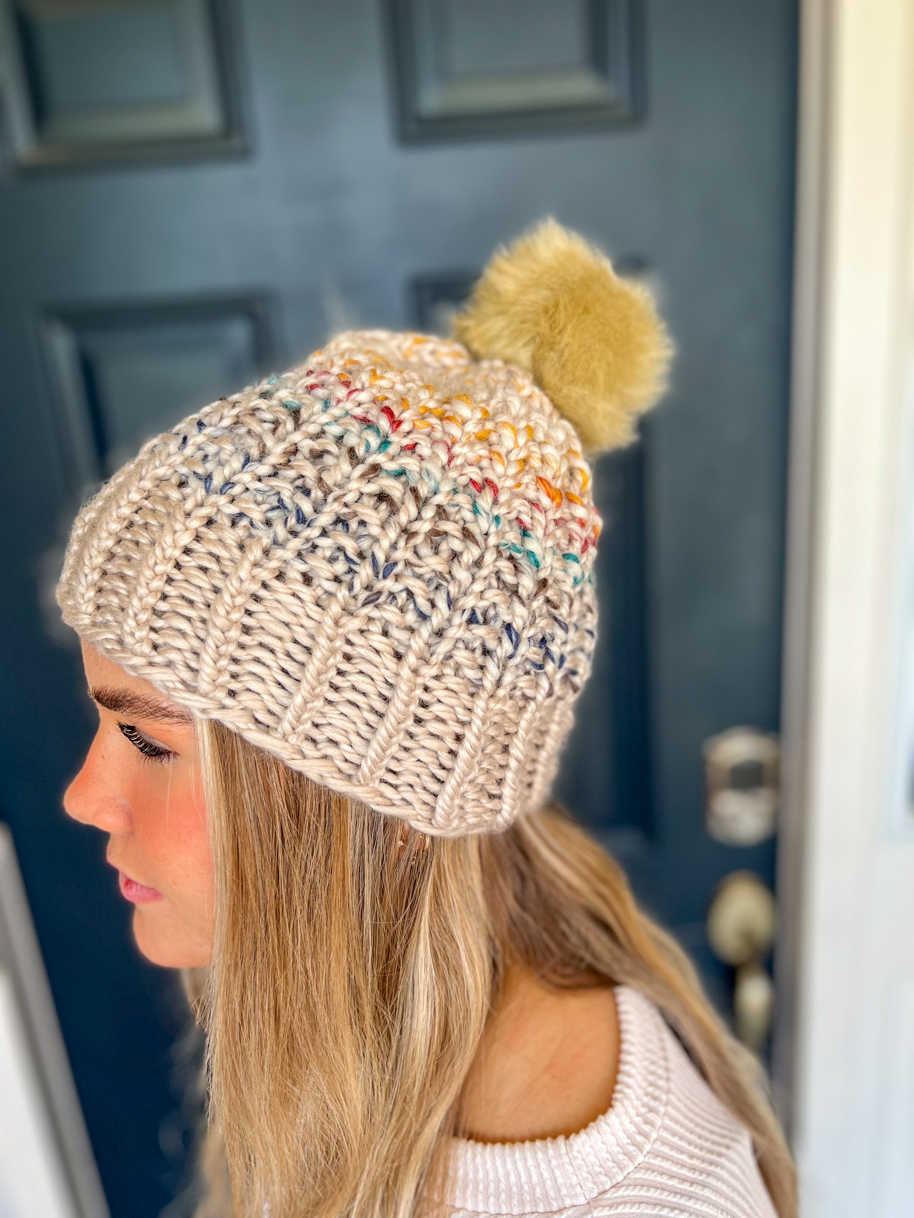 Aspen Knit Beanie - Fall Ombre