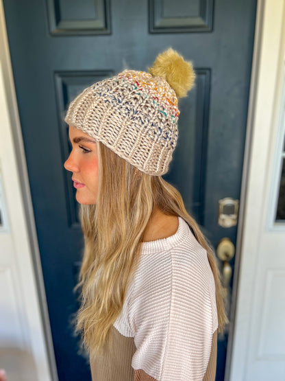 Aspen Knit Beanie - Fall Ombre