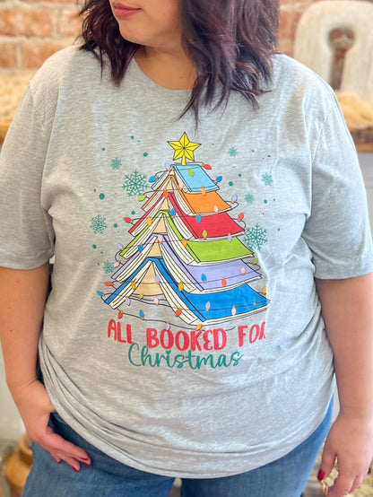 Booked For Christmas Tee