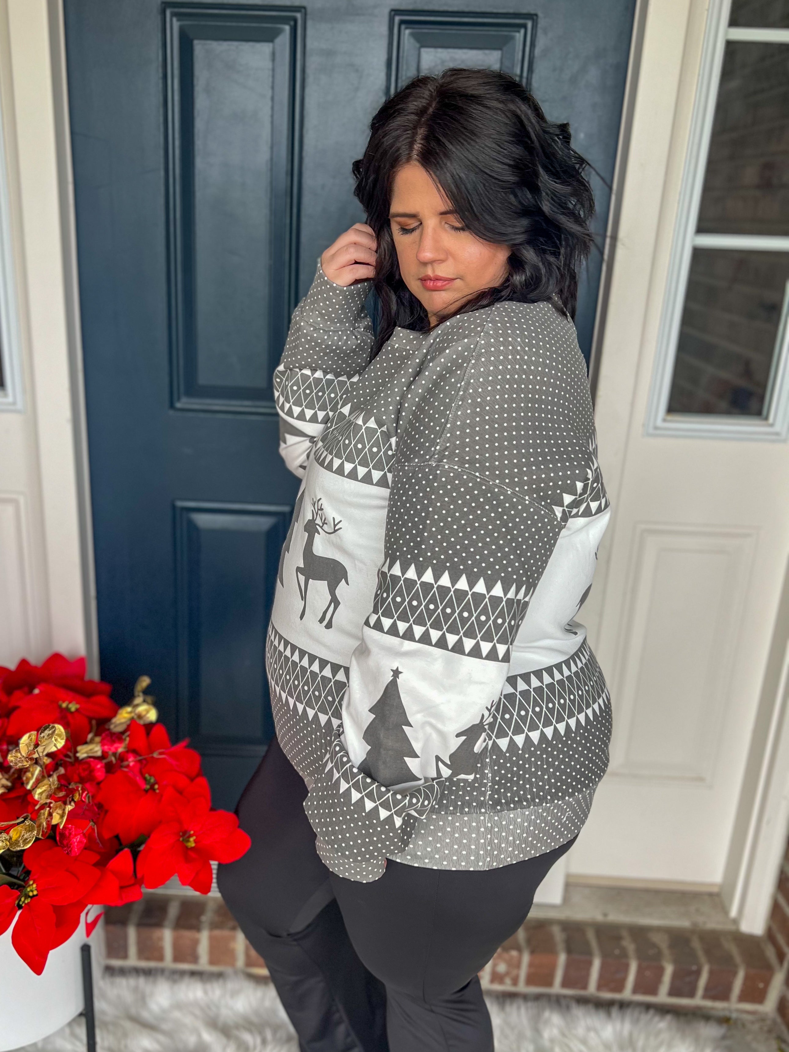 Ampersand Ave University Pullover - Oh What Fun