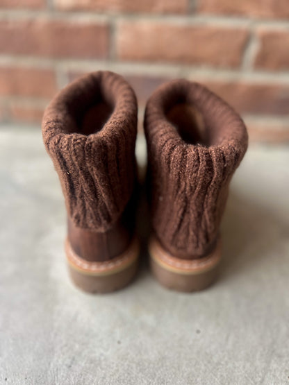 Corkys Quiver Booties - Brown Oiled