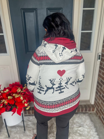 Ampersand Ave Winter Wonderland Doublehood Sweatshirt