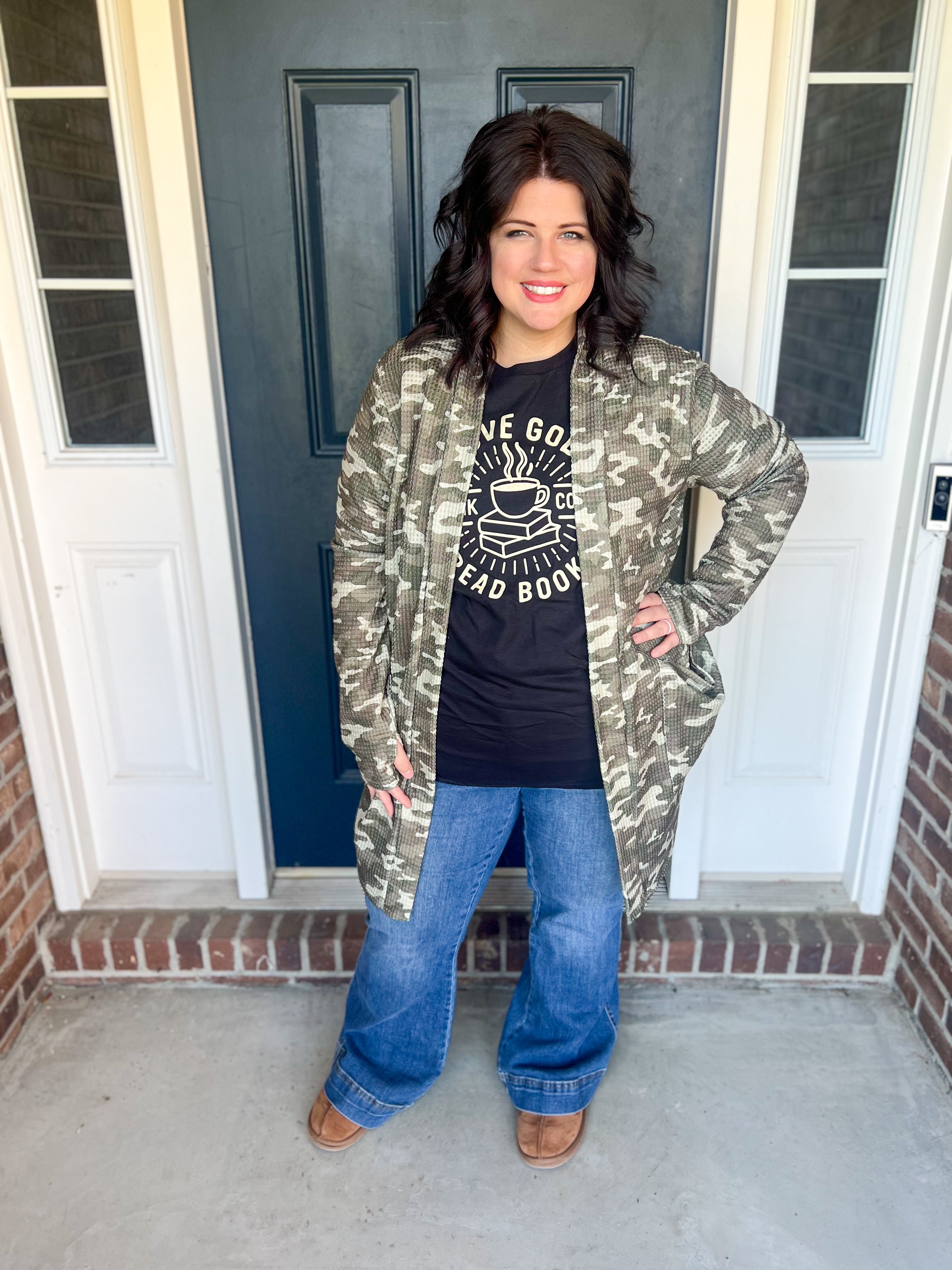 Lola Cardigan - Camo