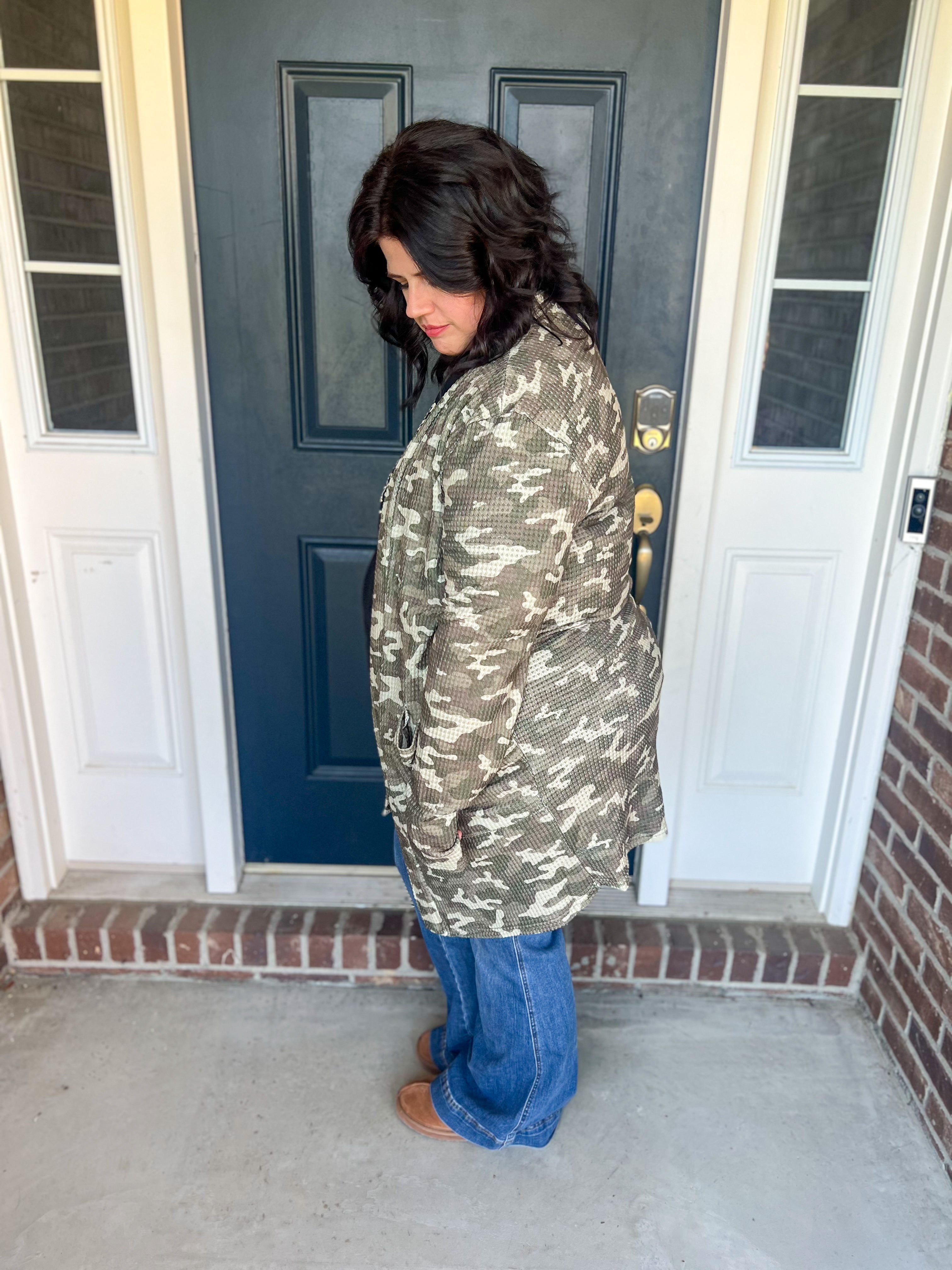 Lola Cardigan - Camo