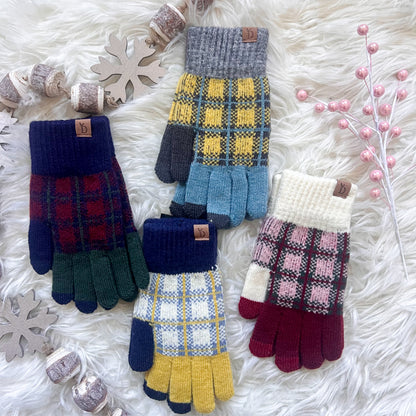 DOORBUSTER Plaid Gloves - 4 Colors!