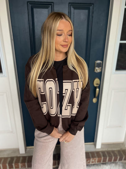 Cozy Cardi Sweatshirt