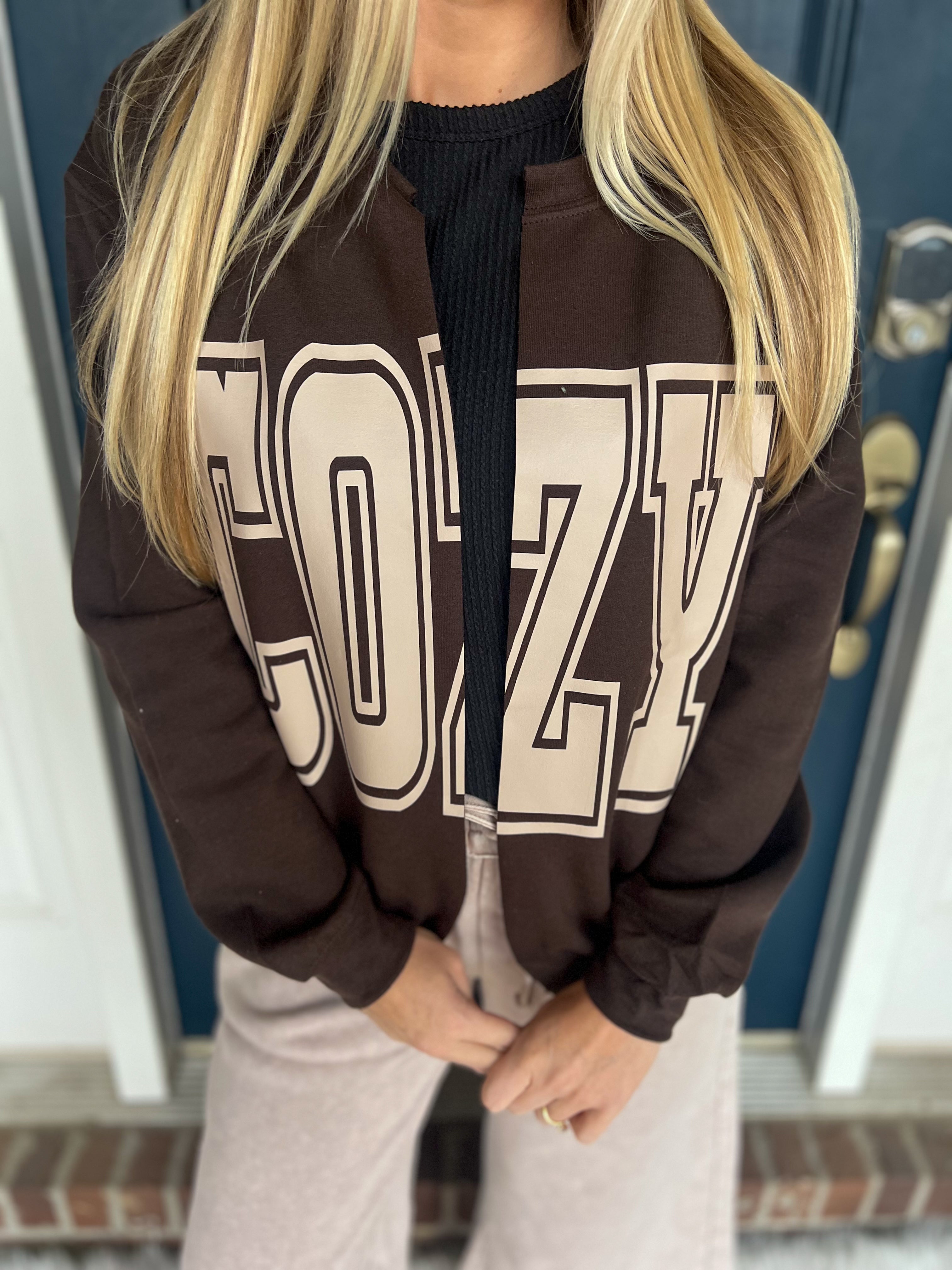 Cozy Cardi Sweatshirt