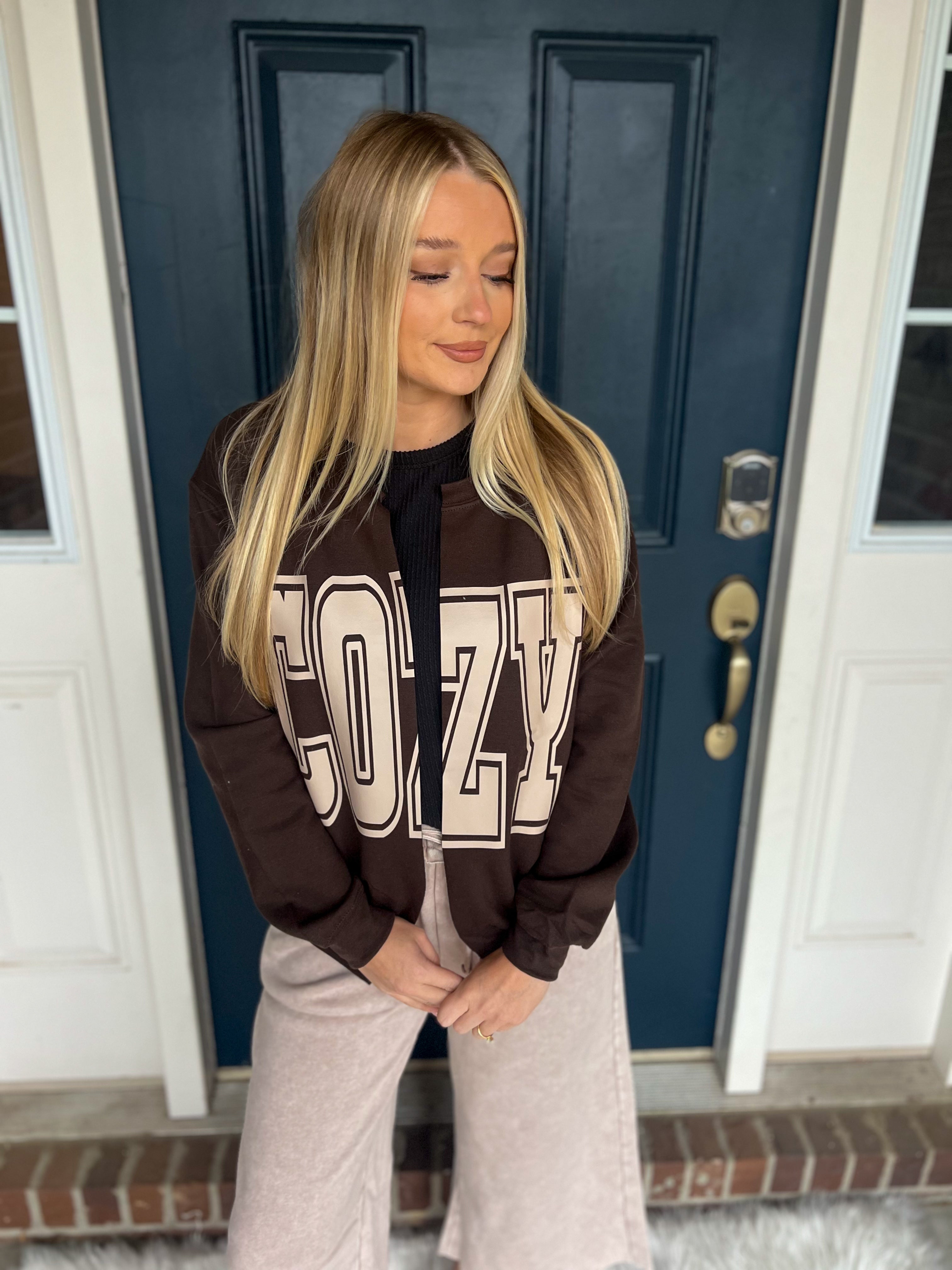 Cozy Cardi Sweatshirt