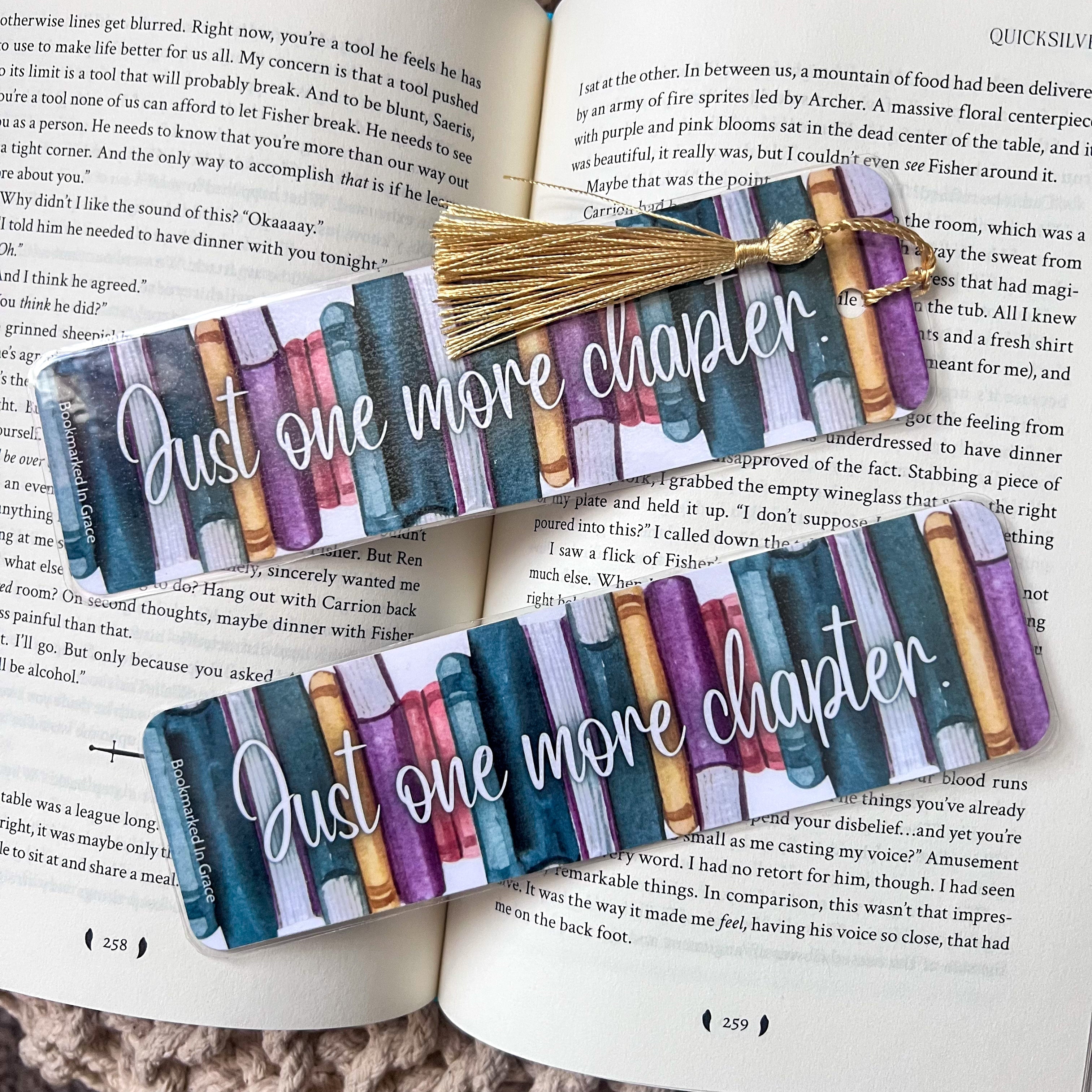 One More Chapter Bookmark