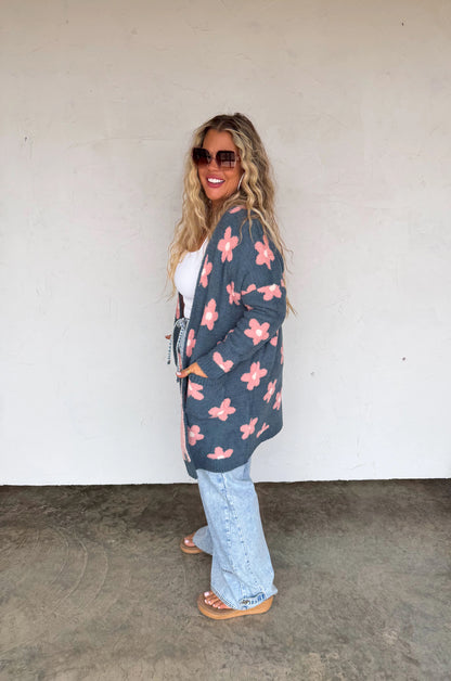 PREORDER Blue Daisy Cloud Cardigan