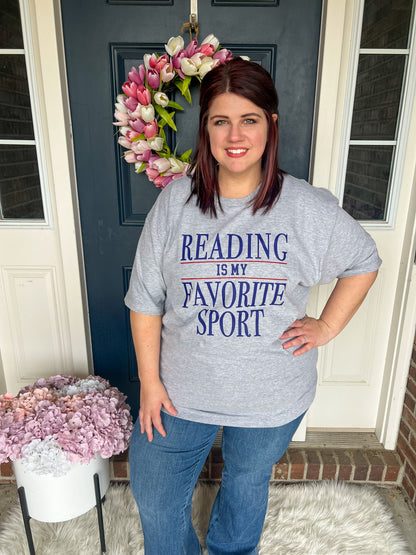 Reading is my Favorite Sport Tee