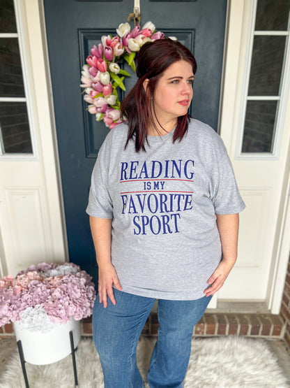 Reading is my Favorite Sport Tee