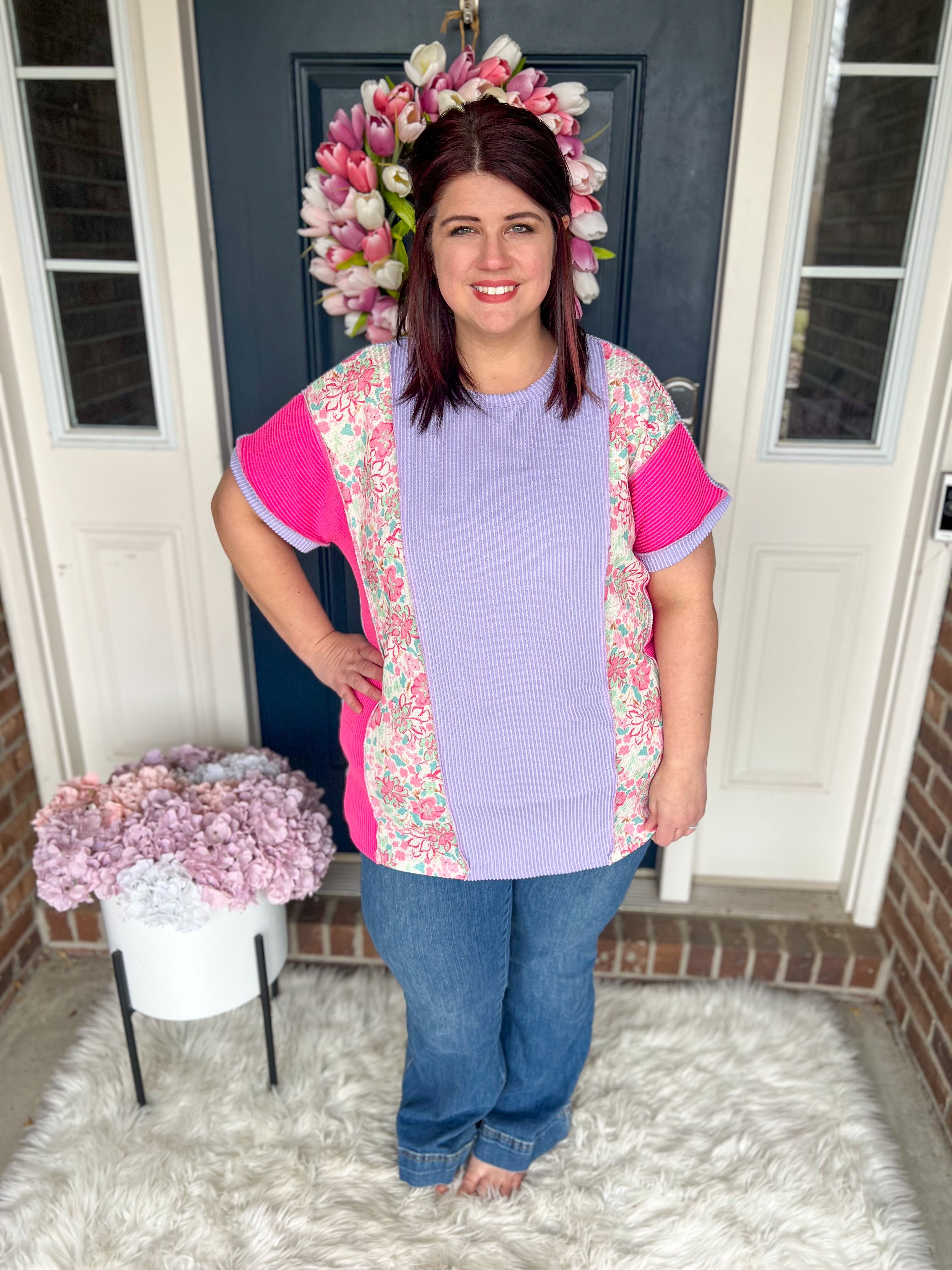 Lila Lavender Bloom Top