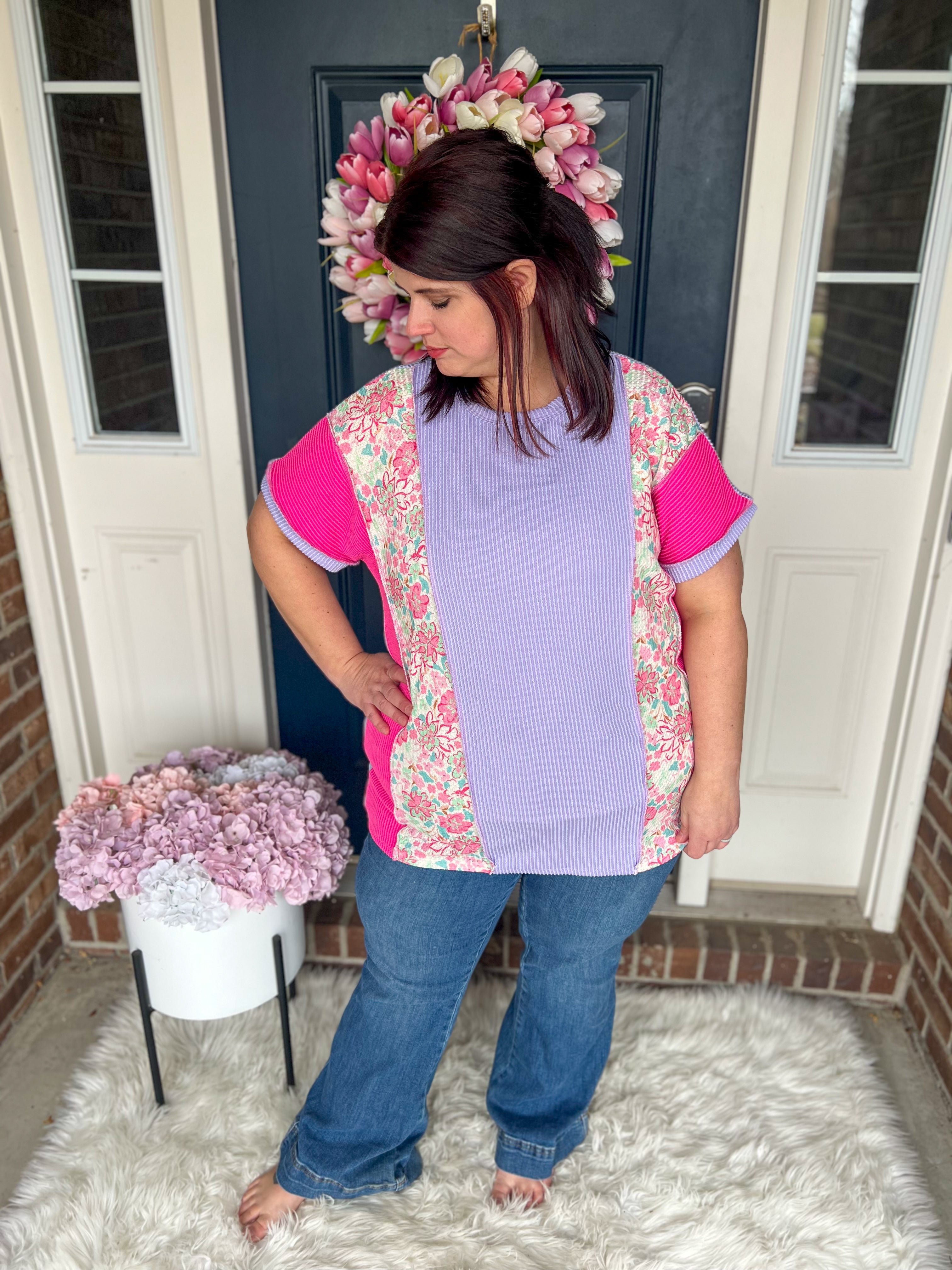 Lila Lavender Bloom Top