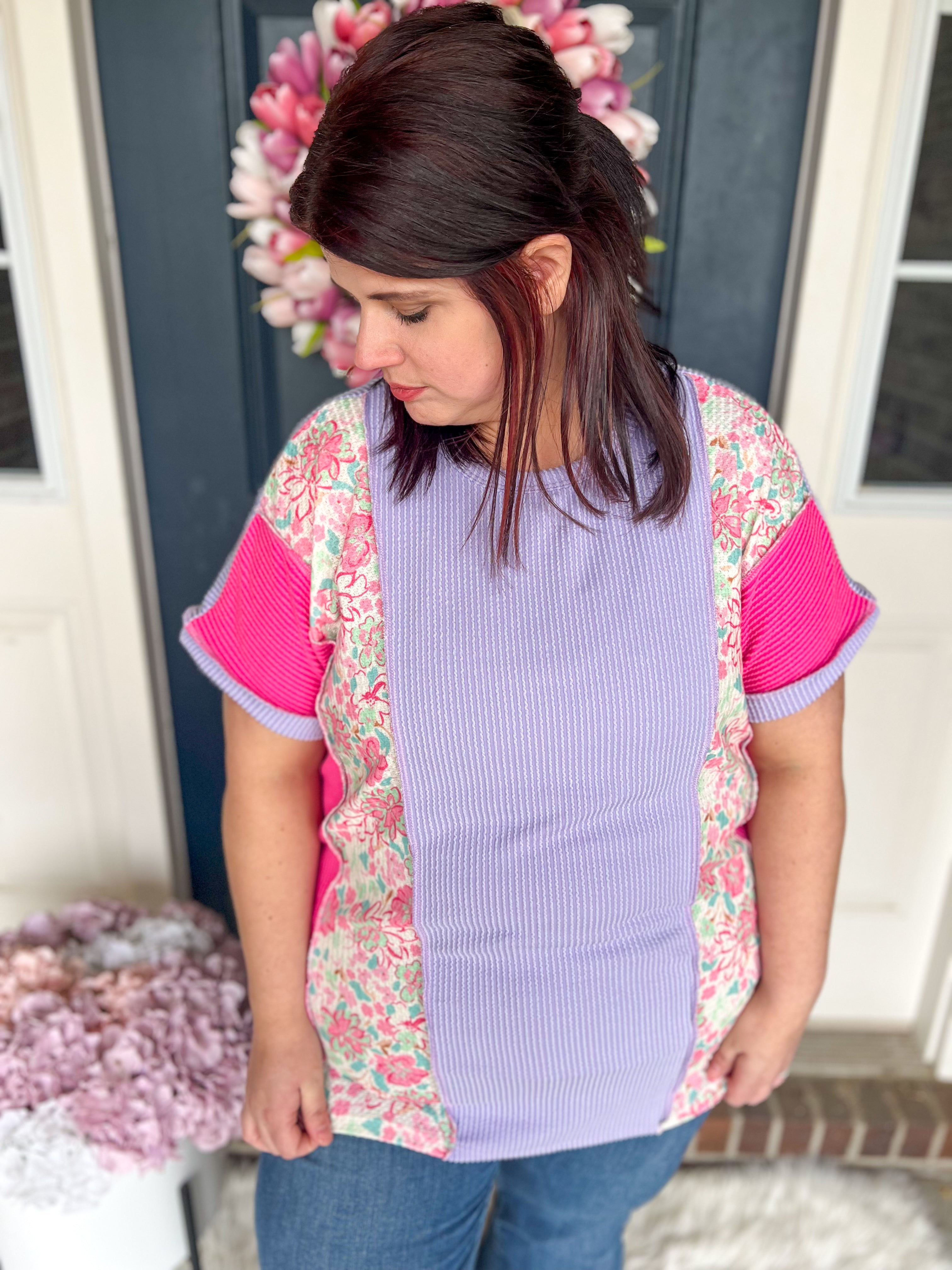 Lila Lavender Bloom Top