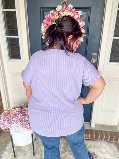 Lila Lavender Bloom Top