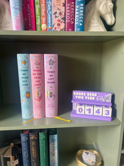Books Read This Year Tracker - 3 Colors!