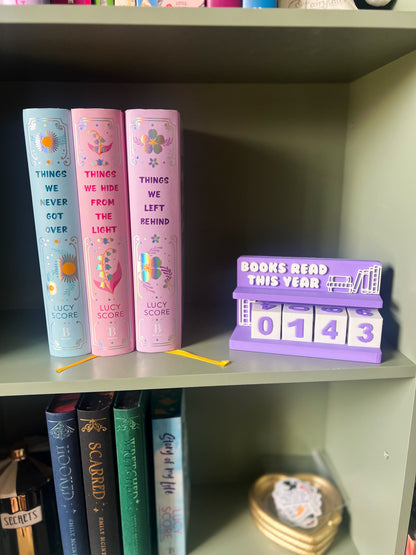 Books Read This Year Tracker - 3 Colors!